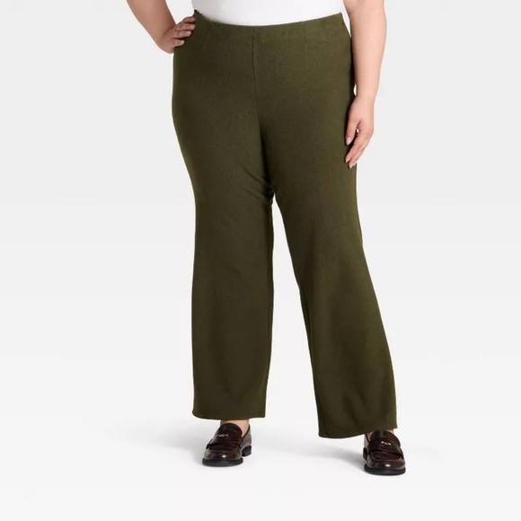 a new day Pants - a new day Olive Straight Leg Women's Pants